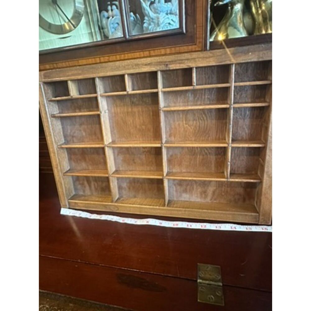 Vintage Printing Drawer Trinket Shelf